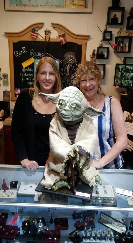 Yoda at Glenna's Rescued Treasures